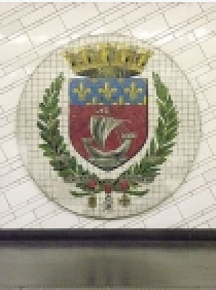 Coats of arms of Paris of the station Hôtel de Ville